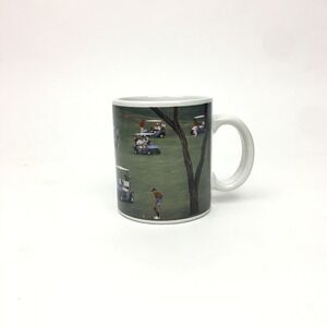 Fore The Humorous Side of Golf Coffee Mug Tea Cup Produced by Ernst Inc 1989 Vtg